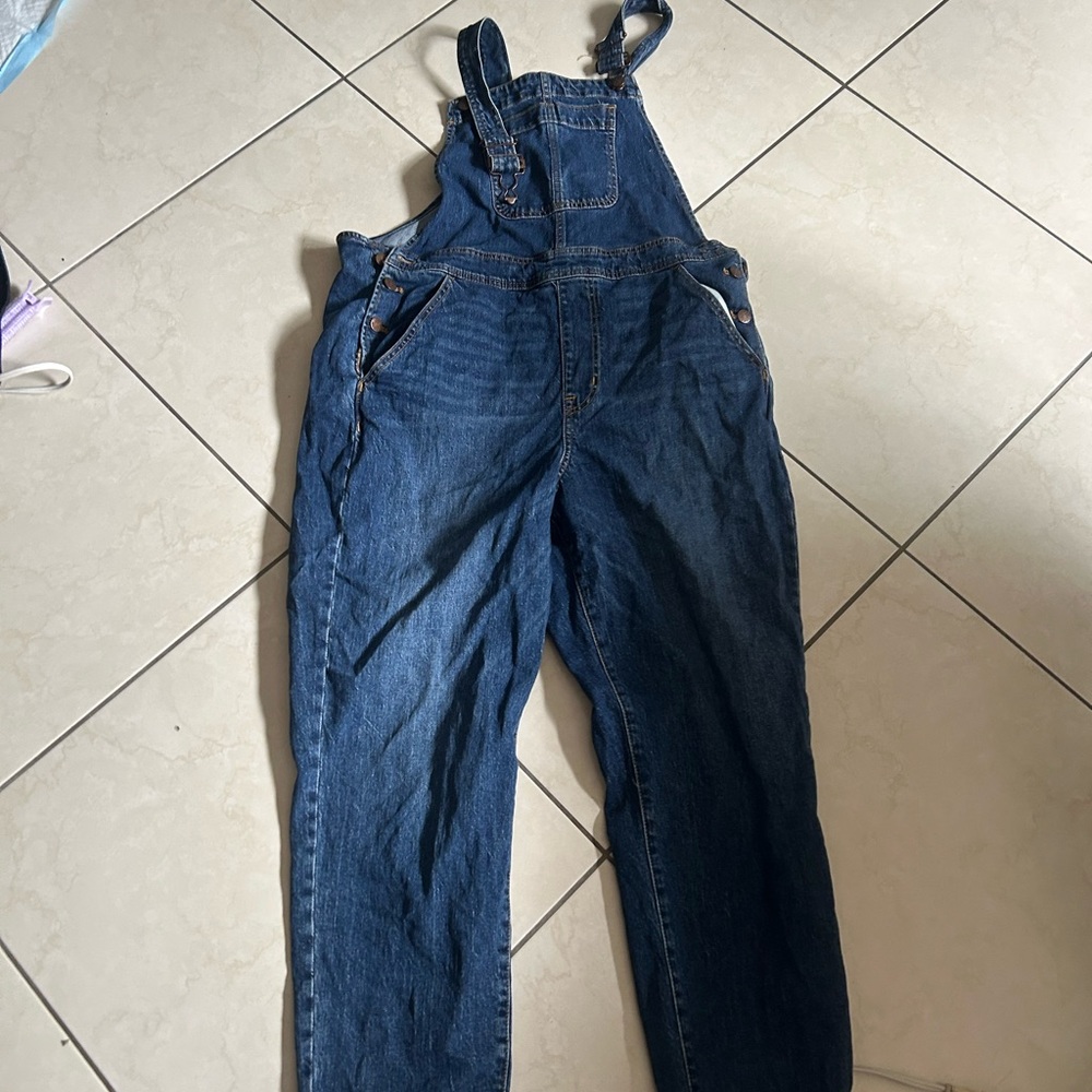 J. Crew Blue Denim Overalls